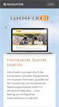 Mobile Screenshot of grafix21.de